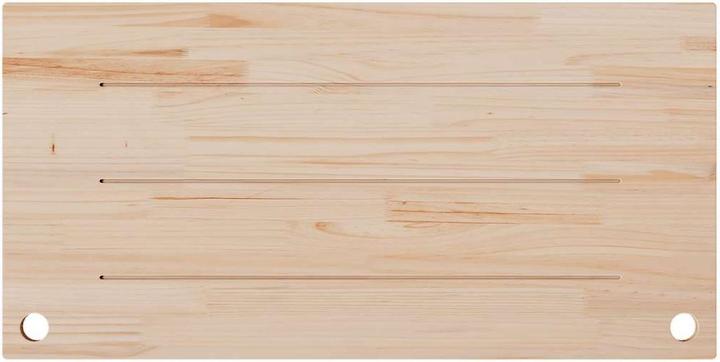 Image du produit VidaXL Schreibtischplatte Weiss 100x60x2,5 cm Massivholz Kiefer (100 x 60 x 2,5 cm)