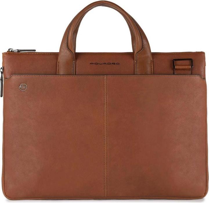 Piquadro Black Square - Schmale 15" Zoll Laptoptasche (15")