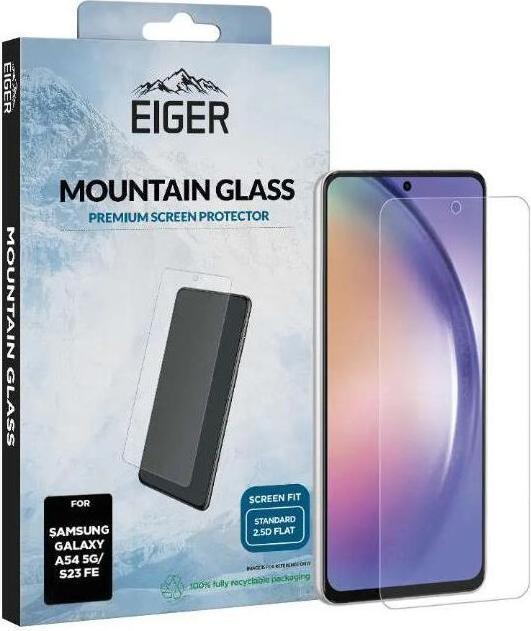Produktbild Eiger Mountain Glass Clear (1 Stück, Samsung Galaxy A54 5G, Samsung Galaxy S23 FE)