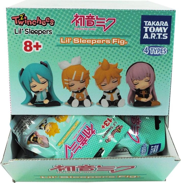 Actual product image Takara Tomy Hatsune Miku Twinchees minifigures Lil' Sleepers 5 cm display (24)