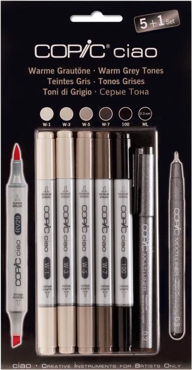 Actual product image Copic Warm grey tones (Grey, 3 mm, 1 x)