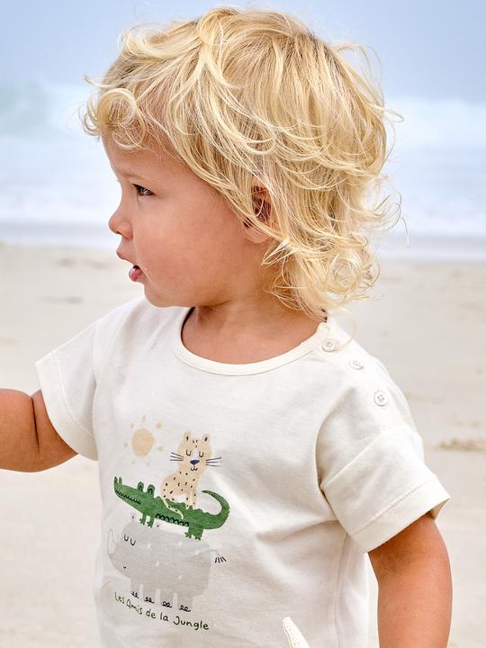 Actual product image Vertbaudet Baby-Set: T-Shirt & Shorts mit Streifenmuster (62)