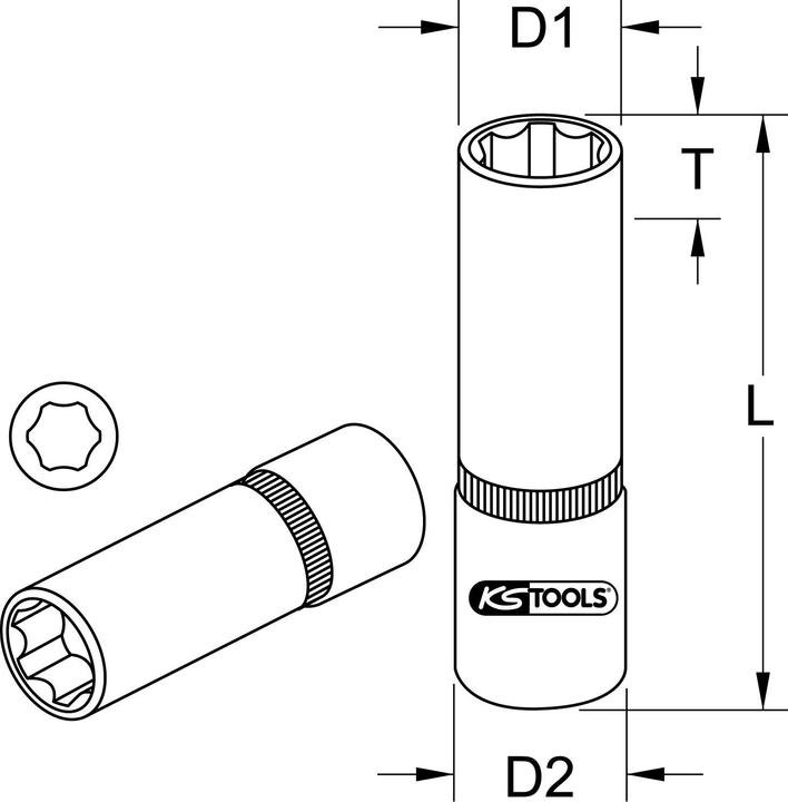 Produktbild KS Tools 918.1522 (3/16")