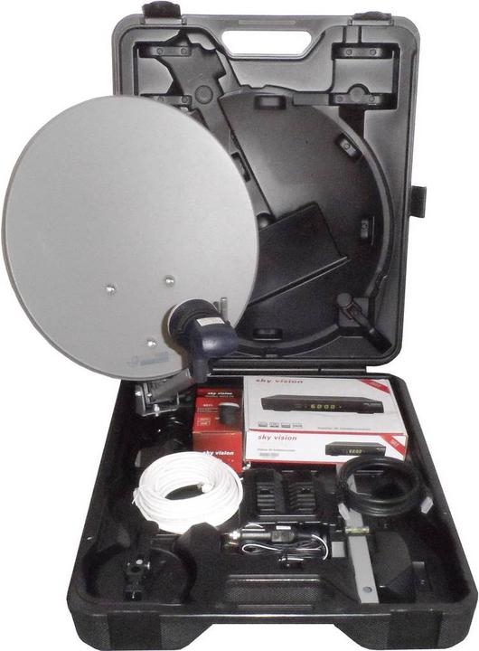 Produktbild Sky Vision Camping SAT-Anlage mit Receiver (Parabolantenne, DVB-S / -S2)