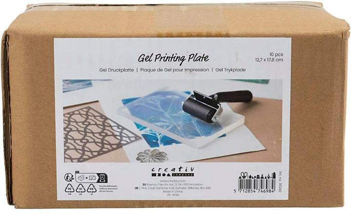 Actual product image Creativ Company Stamp accessories Lino printing plate 12.7 x 17.8 cm, 10 pieces