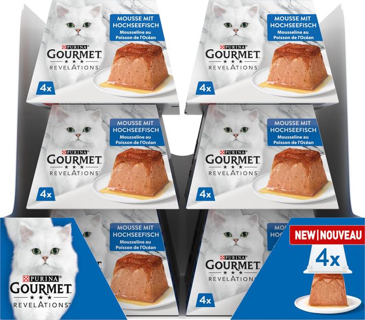 Produktbild Gourmet Revelations Mousse Hochseefisch mit Sauce (Adult, 1 Stk., 228 g)