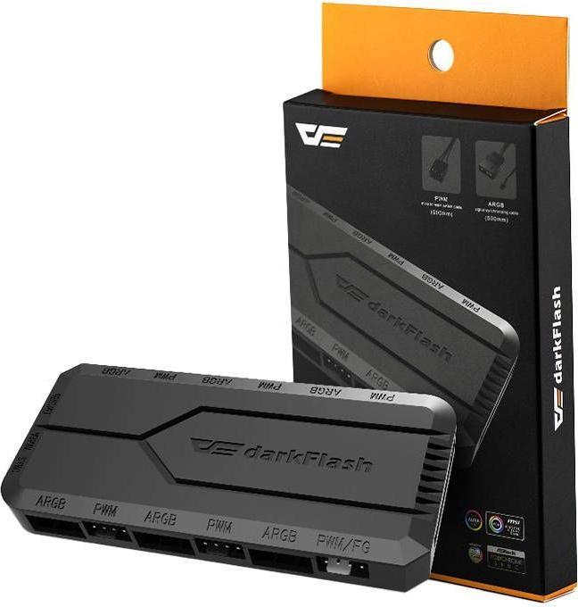 Actual product image Darkflash Tech RC2 RGB PWM controller for computer