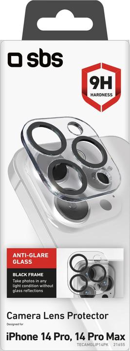 Produktbild SBS Glas SP Kameralinse (1 Stück, Apple iPhone 14 Pro, Apple iPhone 14 Pro Max)