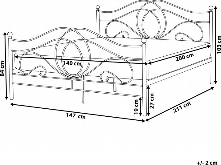 Actual product image Beliani Lyra (140 x 200)