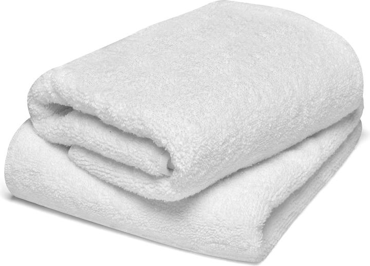 Oliver Weber Collection Diademita set di 2 asciugamani da doccia, asciugamani da bagno, 70x140 cm, cotone, bianco, 450 (70 x 140 cm)