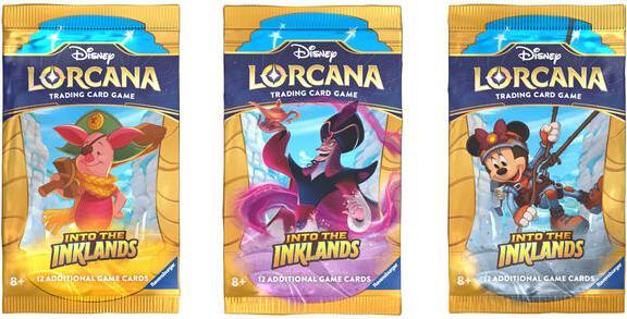 Disney Gioco di Carte Collezionabili Lorcana: Set 3 - Booster (Inglese) (Inglese, Pacchetto Booster)