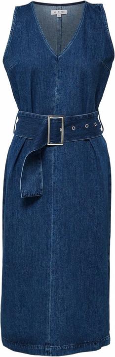 Actual product image Selected Femme Waist belt denim dress (38)