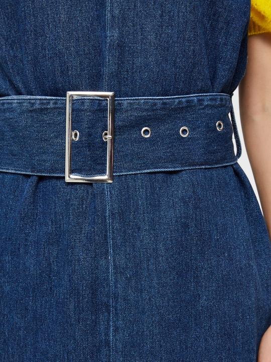 Actual product image Selected Femme Waist belt denim dress (38)