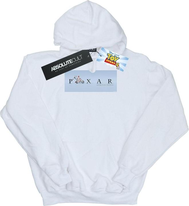 Disney Toy Story 4 Duke Caboom Pixar Studios Logo Kapuzenpullover (XL)