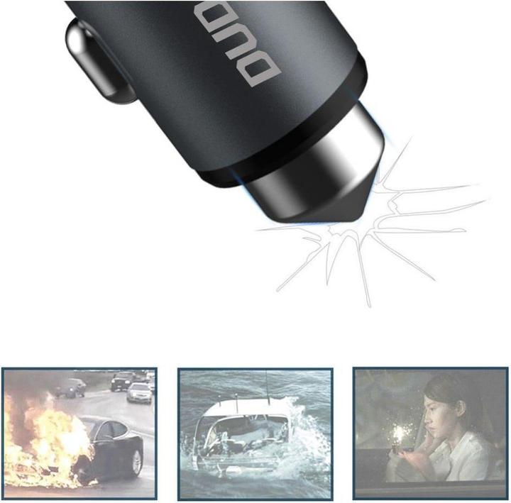 Image du produit Dudao car charger 2x USB 3.1A gray (R5 gray)