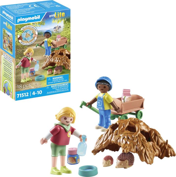 Produktbild Playmobil Pflege der Igelfamilie (71512, Playmobil My Life)