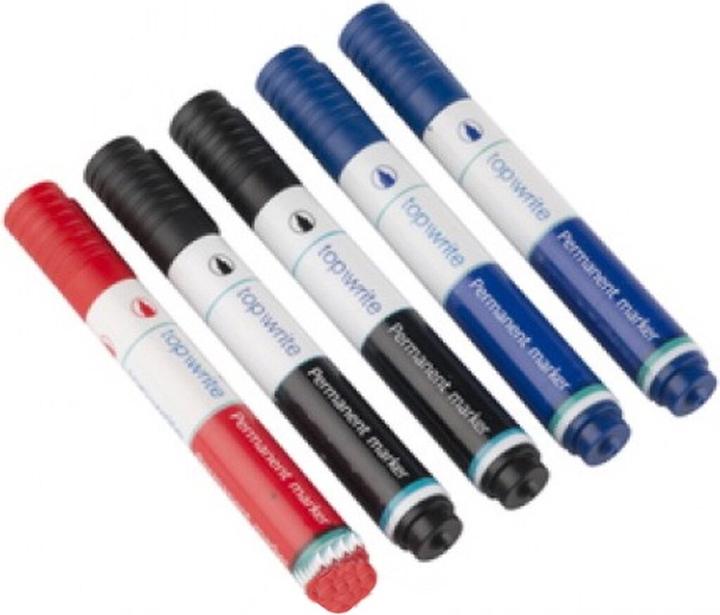 Actual product image Topwrite Permanent marker (Multicoloured, 2 mm, 5 x)
