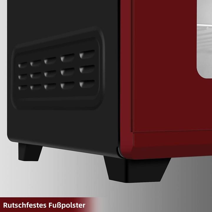 Image du produit Woltu Mini four 32 litres, noir+rouge
