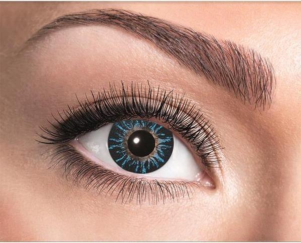 Produktbild Eyecatcher Kontaktlinsen 3-Ton blau (Blau, Schwarz)
