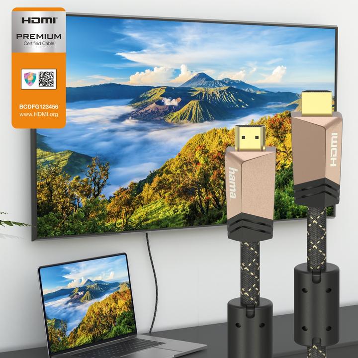 Produktbild Hama HDMI (Typ A) — HDMI (Typ A) (3 m, HDMI)