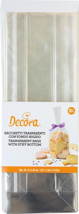 Produktbild Decora Klarsichtbeutel mit festem Boden gross (10 x)