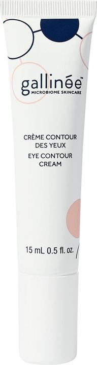 Gallinée Eye Contour Cream Natural Hydrating Probiotic and Prebiotic 15ml (Crème, 15 ml, Tag + Nacht)