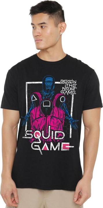 Actual product image Squid Game Mens Front Man & Guards T-Shirt (4XL)