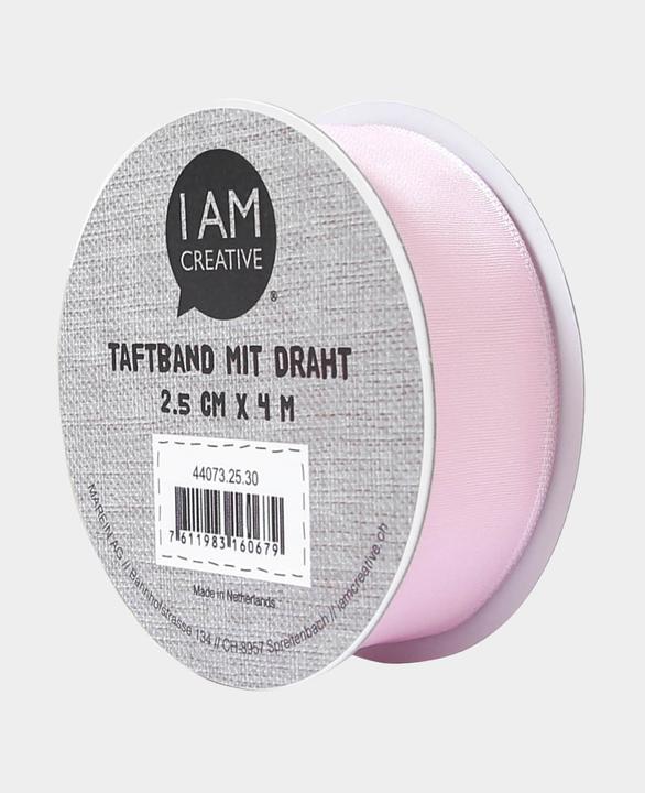 Produktbild I Am Creative Taftband mit Drahtrand (Geschenkband, 1 x)