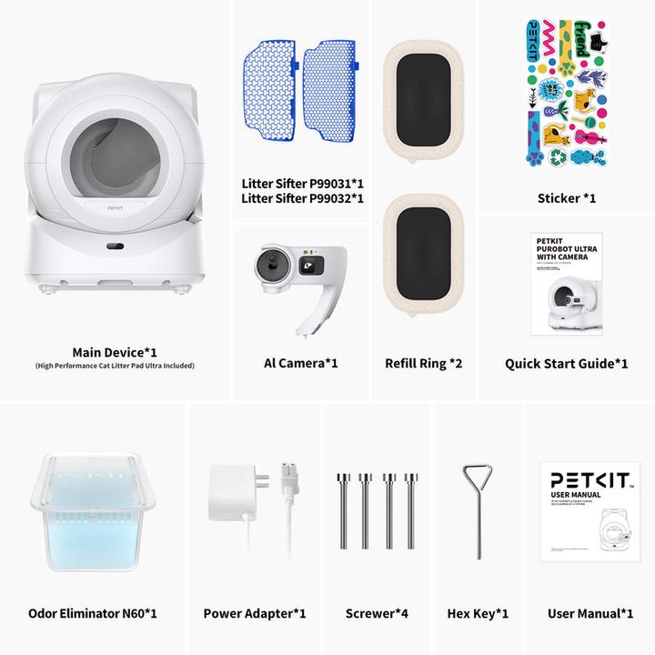 Immagine prodotto Petkit Purobot Ultra (Lettiera autopulente)