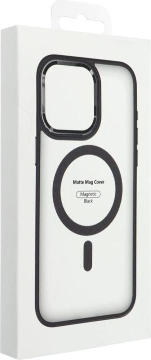 Produktbild OEM Back panel cover MATTE MAG COVER case compatible with MagSafe for IPHONE 15 Pro black (Apple iPhone 15 Pro)