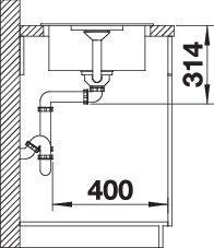 Produktbild Blanco Favum XL 6 S (86 cm, 43.50 cm)