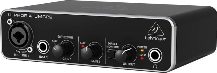 Immagine prodotto Behringer U-Phoria UMC22 (USB)