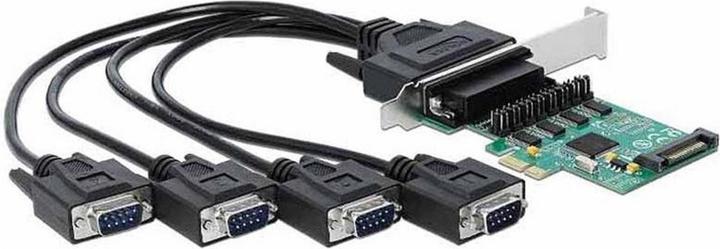 Actual product image Delock PCI Express card 89938 4x RS-232 with power supply