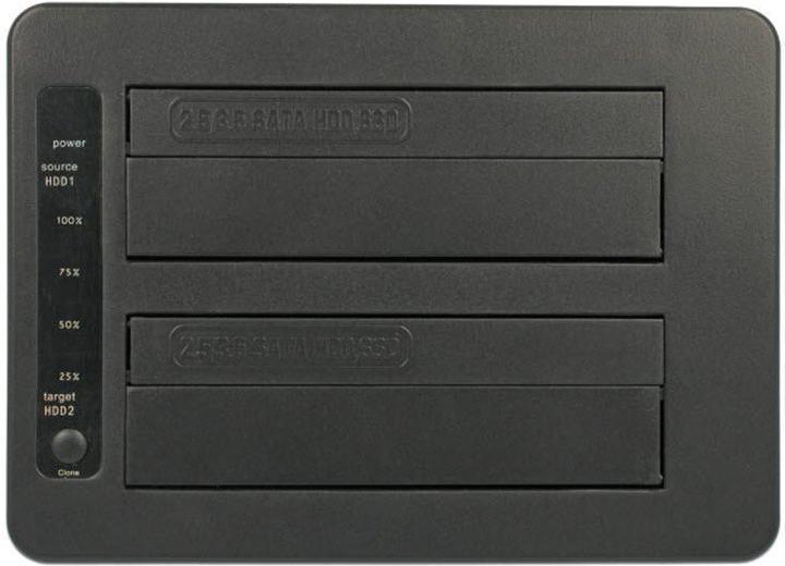Produktbild Delock Docking- und Klonstation Dual Sata HDD / SSD