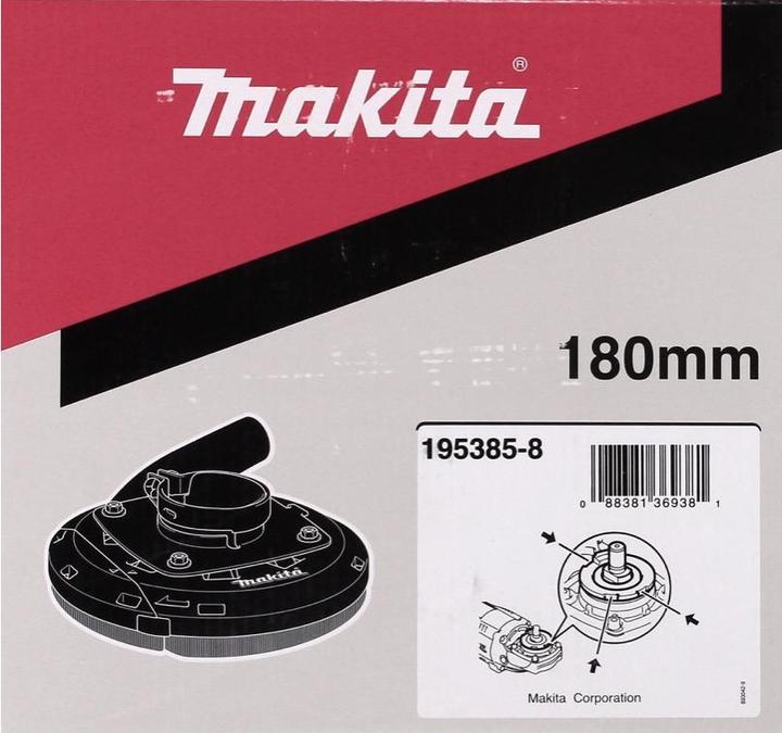 Productafbeelding Makita Afzuigkap 180 mm Opruwen 1
