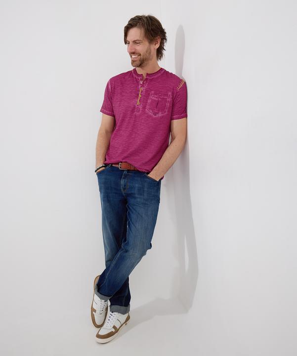 Actual product image Joe Browns Short Sleeve Chest Pocket Henley (S)