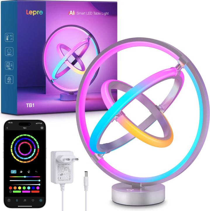 Immagine prodotto Lepro TB1 Smart LED Tischlampe 14W mit Music Sync