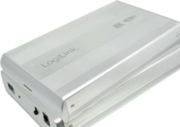 Produktbild LogiLink Festplattengehäuse 3.5" S-ATA USB 3.0 Alu, silber (3.5")