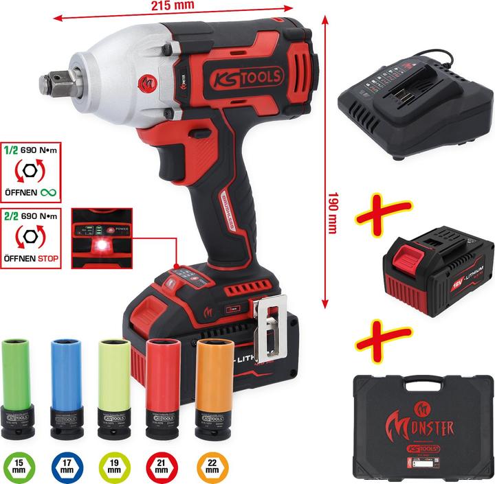 Produktbild KS Tools Emonster (Akkubetrieb)