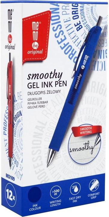 Actual product image Memobe Smoothy blauer Gelstift (12 Stück) (Blue, 12 x)