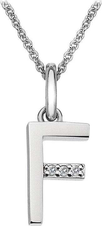 Hot Diamonds Diamant Buchstaben Halskette F (Silber 925, 40 - 45 cm)
