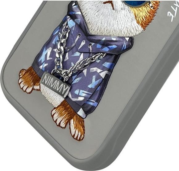 Produktbild Nimmy case iPhone 16 Pro 6.3" gray Glasses Cool Cat (Apple iPhone 16 Pro)