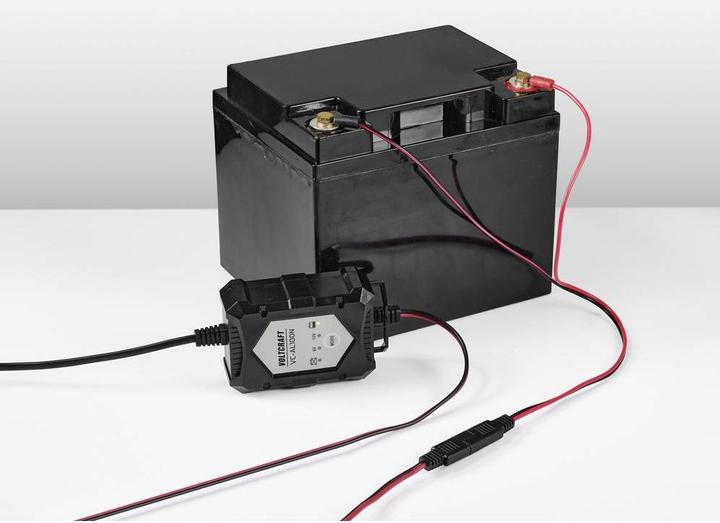 Image du produit Voltcraft VC-AL100N VC-13188600 Chargeur automatique 6 V, 12V 1A (12V, 6V, 1 A)