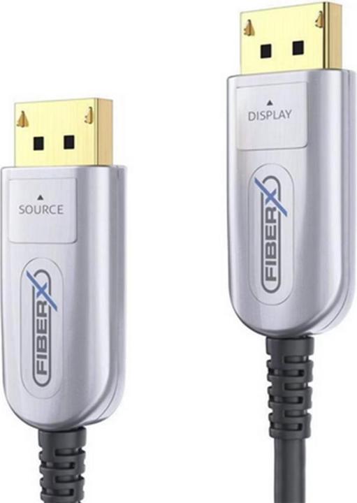 Produktbild FiberX Serie - DisplayPort 2.0 8K Glasfaser Extender Kabel - 20m (20 m, DisplayPort)