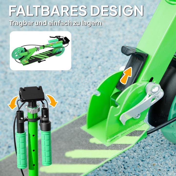 Actual product image Aiyaplay Kinderscooter Kunststoff, Metall Grün