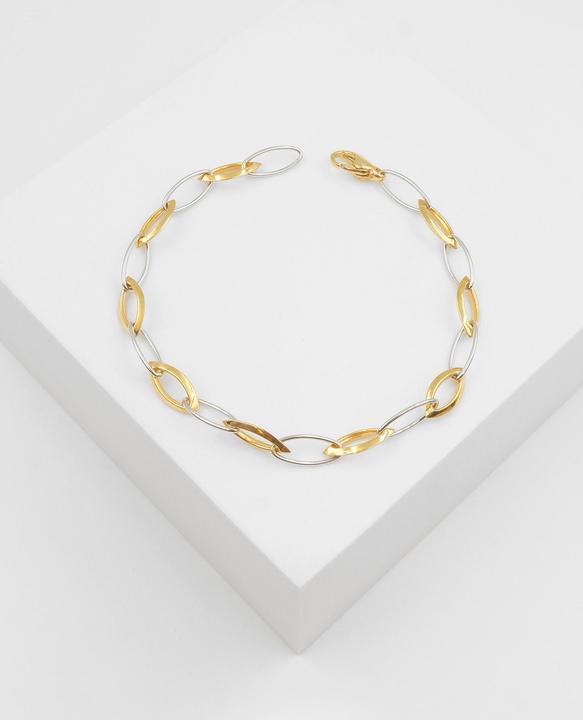 Image du produit Muau Fantaisie (19 cm, 750, Or blanc, Or jaune 18 carats)