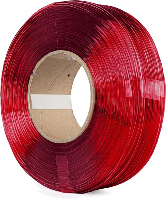 Image du produit The Filament ReFill PETG 1.75mm TRANSPARENT RED 1kg (PETG, 1.75 mm, 1000 g, Transparent)