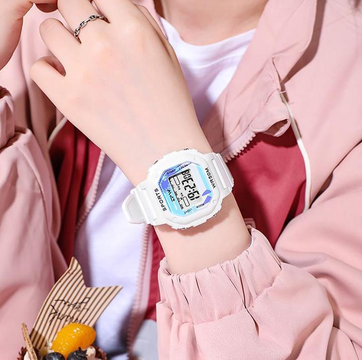 Produktbild VR Shinecon Kinderuhr Modell Timex, Weiss (Digitaluhr, Sportuhr)