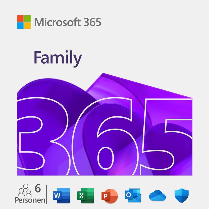 365 Family (6 User, 5 Devices/Users, 12 months)