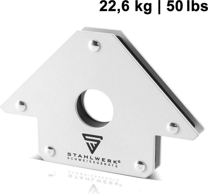 Actual product image Stahlwerk 2 Ã— magnetic angle welding angle 22.6 kg / 50 lbs